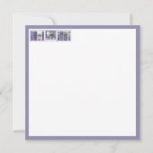 Veilchen in einem Mondglas (Rückseite)