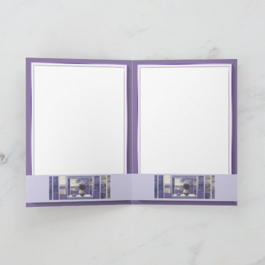 Veilchen in einem Mondglas (Innenseite)