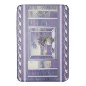 Veilchen in einem Mondglas Badematte (Vorderseite Vertikal)