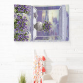 Veilchen in einem Mondglas Banner (InSitu)