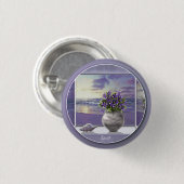 Veilchen in einem Mondglas Button (Vorne & Hinten)