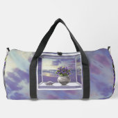 Veilchen in einem Mondglas Duffle Bag (Rückseite)