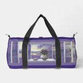 Veilchen in einem Mondglas Duffle Bag (Vorderseite)
