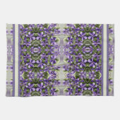 Veilchen in einem Mondglas Geschirrtuch (Horizontal)