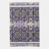 Veilchen in einem Mondglas Geschirrtuch (Vertikal)