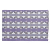 Veilchen in einem Mondglas Kissenbezug (Rückseite)