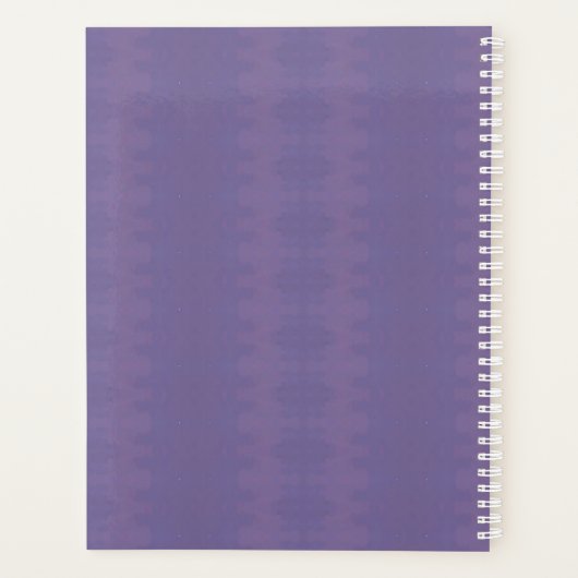 Veilchen in einem Mondglas Planer (Rückseite)