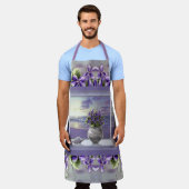 Veilchen in einem Mondglas Schürze (Getragen)