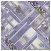 Veilchen in einem Mondglas Stoff (Nahaufnahme)