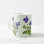 veilchen kaffeetasse (Vorderseite Links)