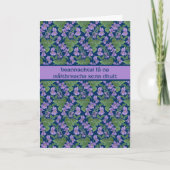 Veilchen, Karte der Mutter Tages, irischer (Vorderseite)