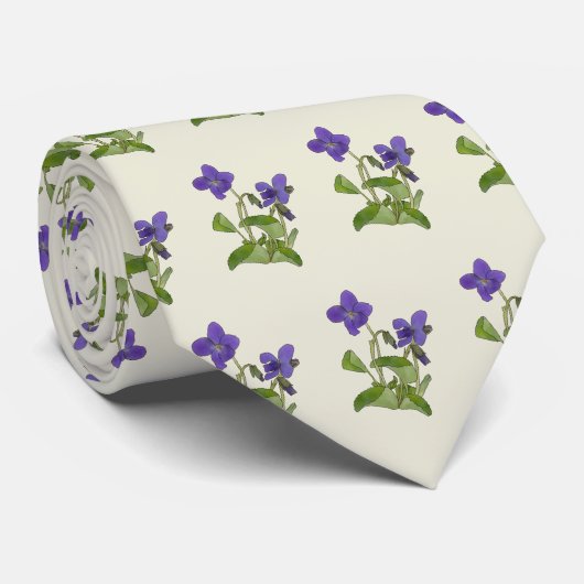 Veilchen Krawatte (Gerollt)
