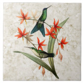 Veilchen mit einer Kappe bedeckte hölzerne Fliese (Vorderseite)