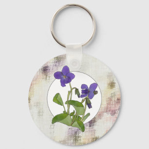 Veilchen Schlüsselanhänger