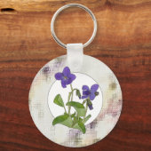 Veilchen Schlüsselanhänger (Vorderseite)