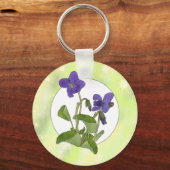 Veilchen Schlüsselger Schlüsselanhänger (Vorderseite)