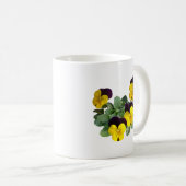 Veilchen-Sorbet Gelber Sprung Kaffeetasse (VorderseiteRechts)
