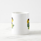 Veilchen-Sorbet Gelber Sprung Kaffeetasse (Mittel)
