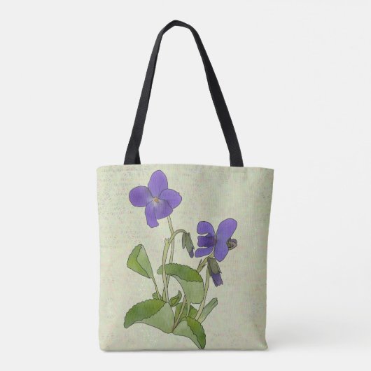 Veilchen Tasche (Rückseite)