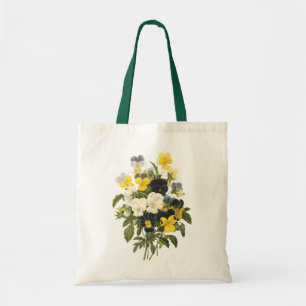 Veilchen- und Stiefmütterchen-Blumen Botanische Ku Tragetasche