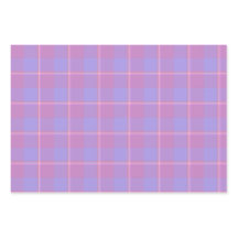 Veilchen und stumpfes lila Karo Rosa Lila