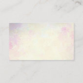 Veilchen Visitenkarte (Rückseite)