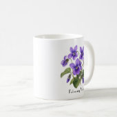 Veilchenblüten im Februar Kaffeetasse (VorderseiteRechts)