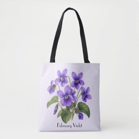 Veilchenblüten im Februar Tasche (Vorderseite)