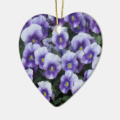 Veilchendekoration Keramik Ornament (Links)