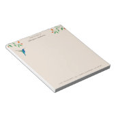 Veilchenohrkolibri notizblock (angewinkelt)