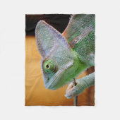 Veiled Chameleon Fleecedecke (Vorderseite)