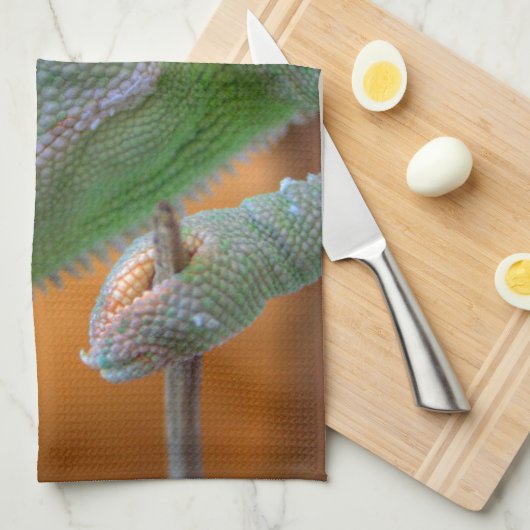 Veiled Chameleon Handtuch (Viertel Falte)