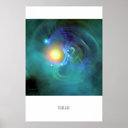 VEILED DRUCKEN POSTER (Vorne)