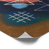 Veiled Glow, Kandinsky 1928 Poster (Ecke)