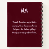 Veiled Guidance – Mist of Messages Notizblock (Rückseite)