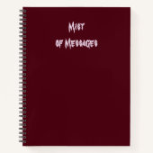 Veiled Guidance – Mist of Messages Notizblock (Vorderseite)
