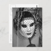 Veiled Mannequin Postkarte (Vorne/Hinten)