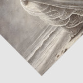 Veiled Woman by the Sea Decoupage Seidenpapier (Ausschnitt)