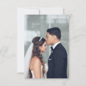 Veilengarten Blumenblumen Foto Dankeschön Karte (Rückseite)