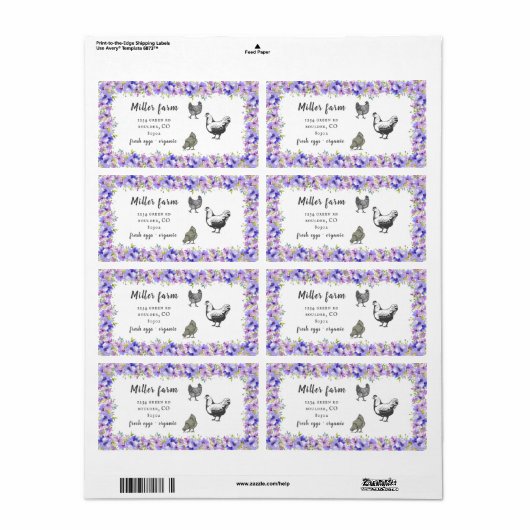 Veilgarten Blumengarten rustikale Dreheier-Karton (Vorne)