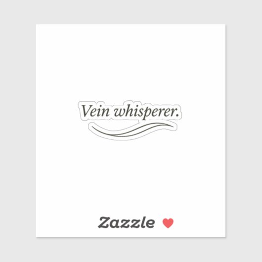 Vein Whisperer Aufkleber (Blatt)