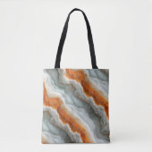 Veined Quarz Rock Pattern Tasche (Vorderseite)