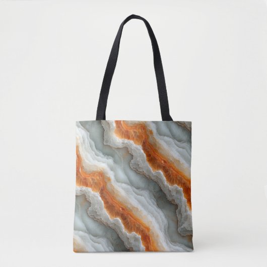 Veined Quarz Rock Pattern Tasche (Vorderseite)