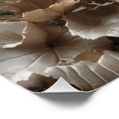 Veins of Decay – Herfstdetailkunst Poster (Ecke)