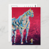 Veiny Horse Postcard Postkarte (Vorne/Hinten)