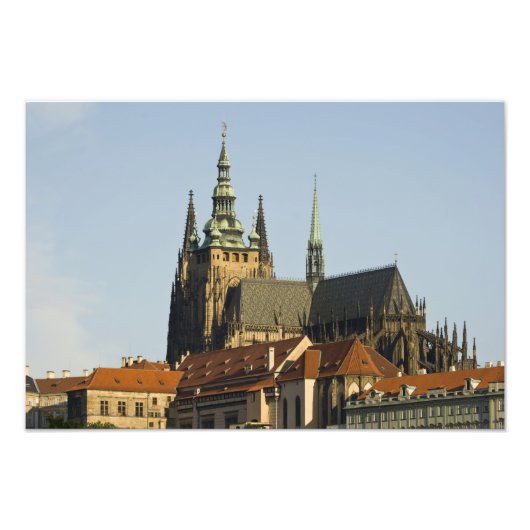 Veit-Kathedrale und Prager Burg Fotodruck (Vorne)