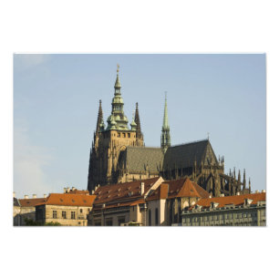 Veitsdom und Prager Burg, einer der Fotodruck