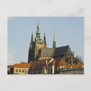 Veitsdom und Prager Burg, eines der Postkarte