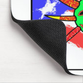 vejigante Maske Mousepad (Ecke)