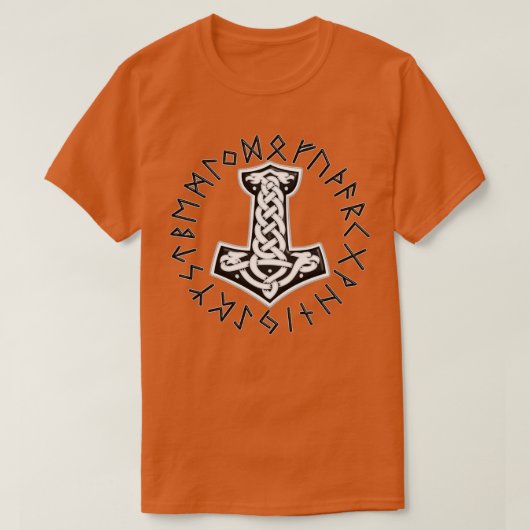 Vekig-Viking-Symbol T-Shirt (Design vorne)